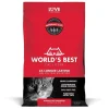 World's Best Cat Litter Corn Clumping Unscented Multi-Cat Litter - 15 Lbs - Case of 3
