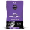 World's Best Cat Litter Corn Clumping Lavender Scented Multi-Cat Litter - 15 Lbs - Case of 3