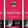 World's Best Cat Litter Green Bag Clumping Cat Litter - 15 Lbs - Case of 3