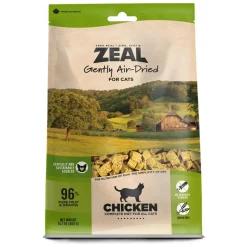 Zeal Grain-Free 96% Meat Chicken Recipe with Freeze-Dried Salmon and Mussel Gently Air-Dried Cat Food - 14 Oz
