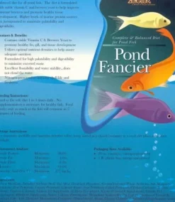 Zeigler Bros 3/16" Pond Fancier Pond and Koi Fish Food - 20 oz