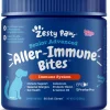 Zesty Paws Advanced Aller-Immune Bites For Seasonal Allergies Immune Support & Gut Health for Senior & Adult Dogs