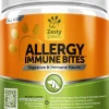 Zesty Paws Aller-Immune Alergy and Immune Support Peanut Butter Flavor Puppy Soft Chew Dog Supplements - 90 Count