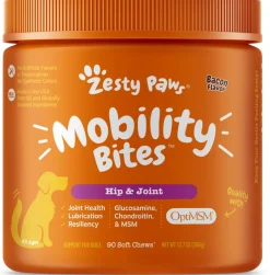 Zesty Paws Mobility Bites Functional Supplement for Hip & Joints for Dogs