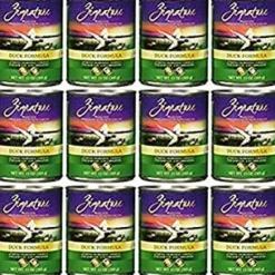 Zignature Duck Formula Canned Dog Food - 12/13 oz Cans - Case of 1