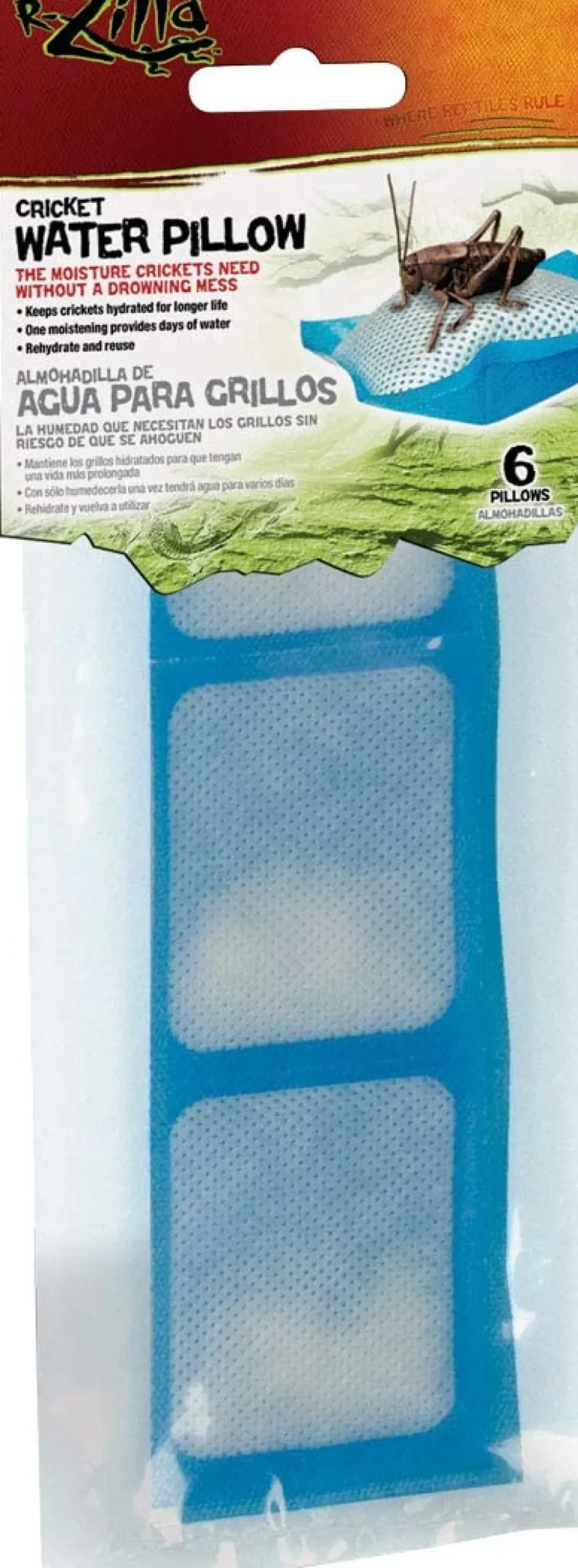 Zilla Cricket Water Pillows - 6 pk