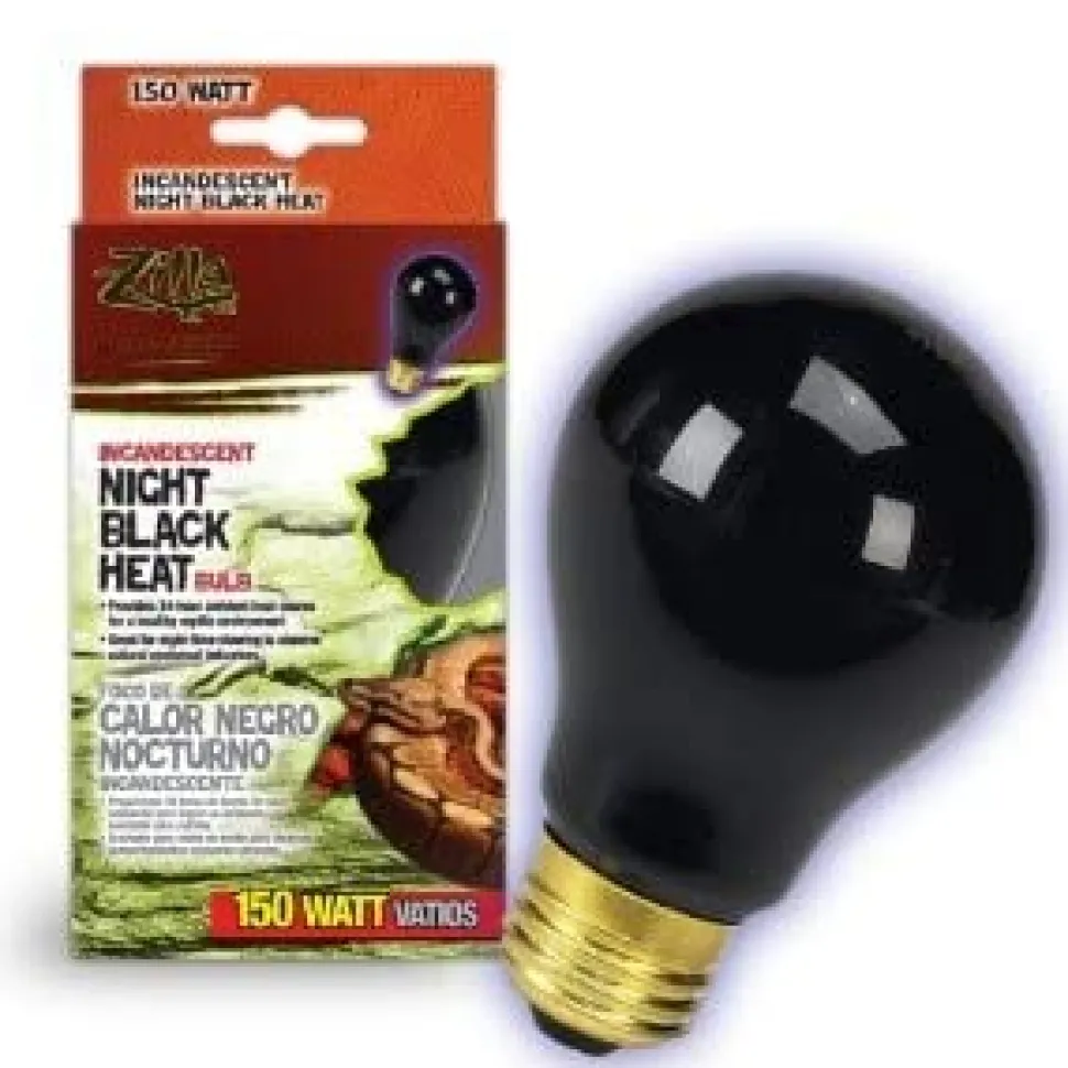 Zilla Incandescent Night Black Heat Bulb - 150 W