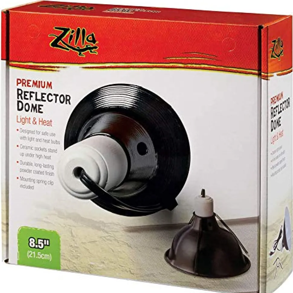 Zilla Premium Reflector Dome - Black - 8.5"