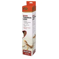 Zilla Terrarium Liner - Brown - 29 gal