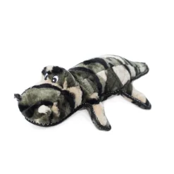 Zippy Paws Charity Grunterz Z-Stiched Gator Camouflage Squeak and Plush Dog Toy - Extra Large