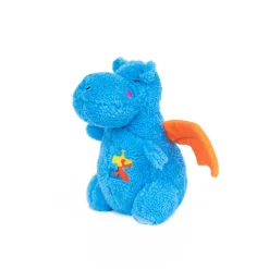 Zippy Paws Cheeky Chumz Drake The Dragon Squeak and Plush Dog Toy - Medium