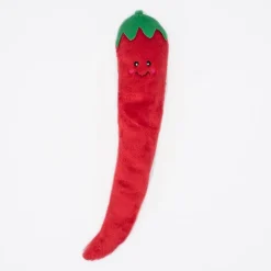 Zippy Paws Jigglerz Pepper Shake and Squeak Soft Dog Toy - Large