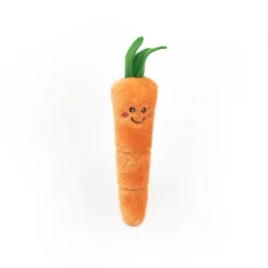 Zippy Paws Kickerz Carrot Plush Catnip Cat Toy - Small