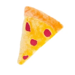 Zippy Paws NomNomz Pizza Squeak and Plush Dog Toy - Medium