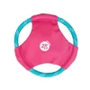 Zippy Paws Rope Gliderz Frisbee Fetch Nylon and Rope Dog Toy - Magenta - Medium