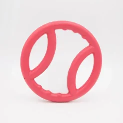 Zippy Paws ZippyTuff Squeaky Ring Fetch Dog Toy - Pink - Medium