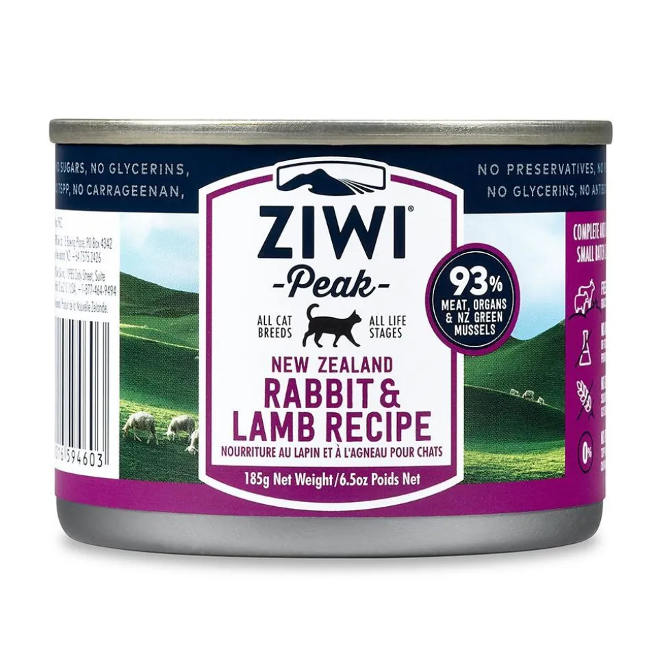 Ziwi Peak Rabbit and Lamb Canned Cat Food - 6.5 Oz - Case of 12