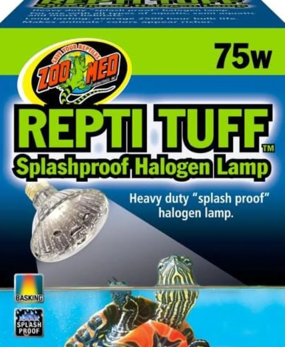 Zoo Med Laboratories 75 Watt Repti Tuff Splashproof Halogen Lamp