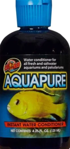 Zoo Med Laboratories Aqua Pure Instant Water Conditioner for Freshwater and Salwater Aquariums - 4.25 Oz