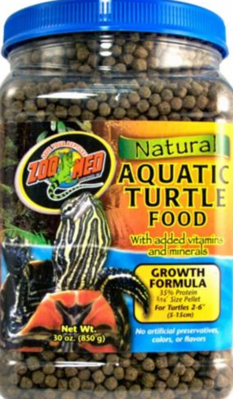 Zoo Med Laboratories Aquatic Freeze-Dried Turtle Reptile Food - 35 Oz