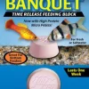 Zoo Med Laboratories Banquet Block Time-Release Saltwater or Freshwater Fish Food - Regular