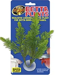 Zoo Med Laboratories Betta Salvia Plastic Plant Aquarium Décor