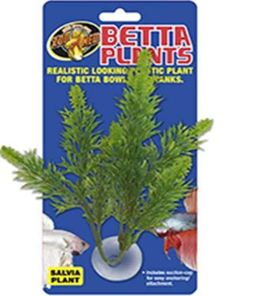 Zoo Med Laboratories Betta Salvia Plastic Plant Aquarium Décor