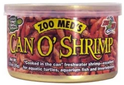 Zoo Med Laboratories Can O' Shrimp Freeze-Dried Fish and Turtle Reptile Food - 1.2 Oz