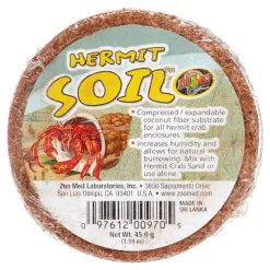 Zoo Med Laboratories Compressed Puck Hermit Soil™ for Reptiles - 16 Pack