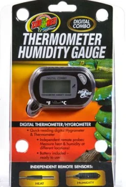 Zoo Med Laboratories Digital Reptile Terrarium Thermometer and Humidity Gauge