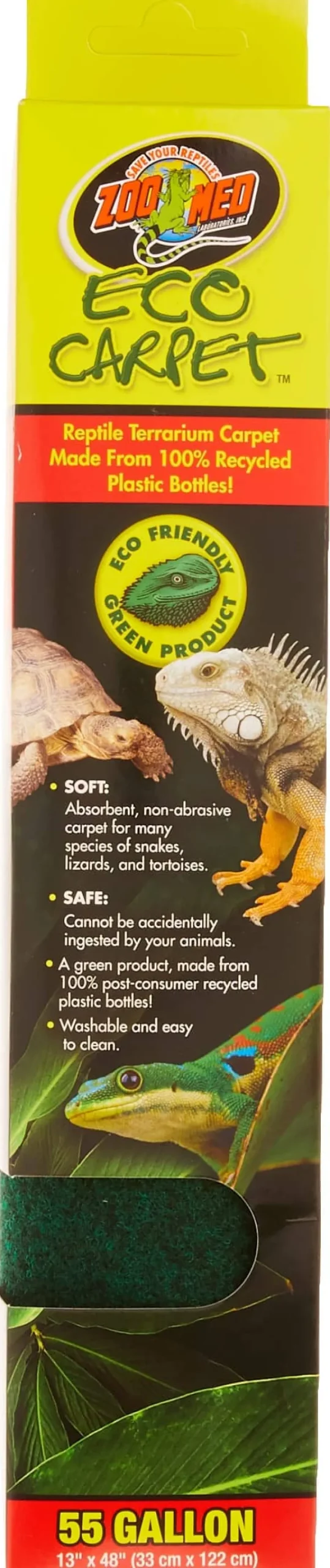 Zoo Med Laboratories Eco Carpet™ for 55 Gal Tanks 13 X 48 Inch