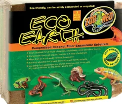 Zoo Med Laboratories Eco Earth™ Coconut Fiber Substrate 3 Compressed Brick Value Pack