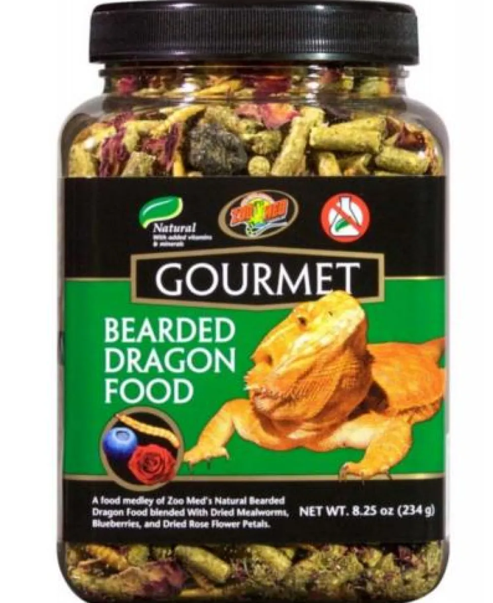 Zoo Med Laboratories Gourmet Bearded Dragon Dry Food - 8.25 Oz