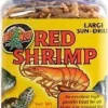 Zoo Med Laboratories Large Sun-Dried Red Shrimp for Large Aquatic Turtle, Freshwater/Marine Aquarium Fish & Invertebrates - 2.5 Oz