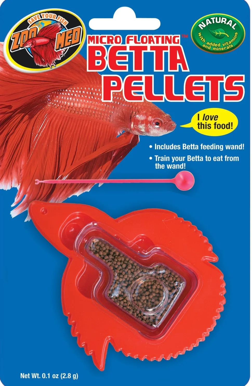 Zoo Med Laboratories Micro Floating™ Betta Pellet for Fish - 0.12 Oz