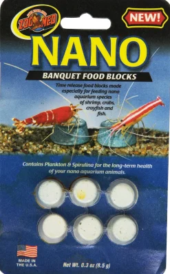 Zoo Med Laboratories Nano Banquet® Aquatic Food Blocks - 6 Pack