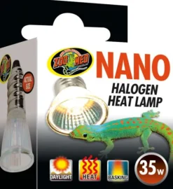 Zoo Med Laboratories Nano Halogen Reptile Heating Lamp Fixture - 35 Watt
