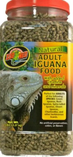 Zoo Med Laboratories Natural Adult Iguana Pellets Dry Food - 5 Lbs