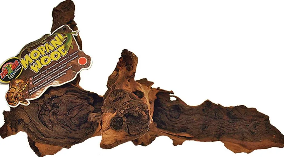 Zoo Med Laboratories Natural African Mopani Wood Terrarium and Aquarium Décor - Small - 6-8" Inches