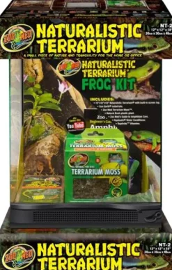 Zoo Med Laboratories Naturalistic Terrarium Frog Kit - L:12" X W:12' X H:18" Inches