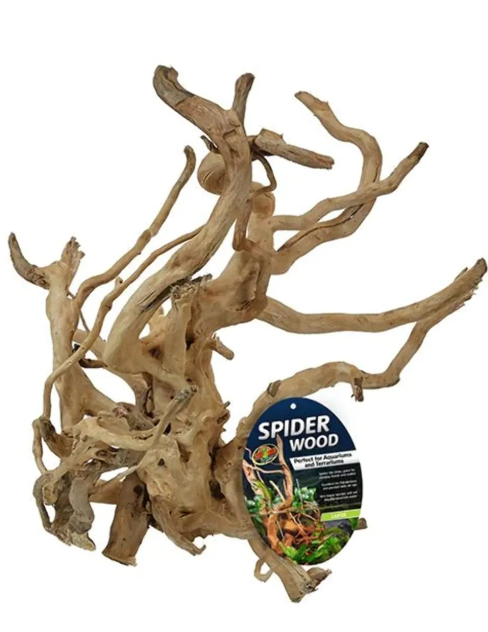 Zoo Med Laboratories Natural Spider Wood Terrarium and Aquarium Décor - Large - 16-20" Inches