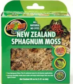 Zoo Med Laboratories New Zealand Sphagnum Moss for Amphibians - 80 Cubic Inch