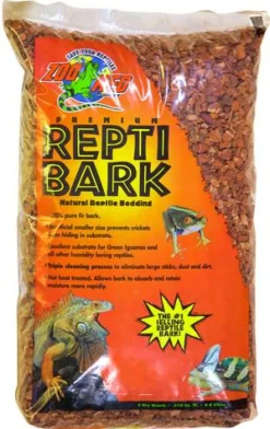 Zoo Med Laboratories Premium Repti-Bark Reptile Bedding Substrate - 15-30 Gallons - 8QT