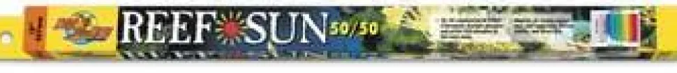 Zoo Med Laboratories Reef Sun 50/50 T8 Actinic and Daylight Saltwater Aquarium Fluorescent White Bulb - 15 Watt - 18" Inches