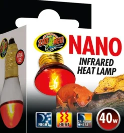 Zoo Med Laboratories RepiCare Infrared Heating Reptile Projector Lamp - Nano - 40 Watt