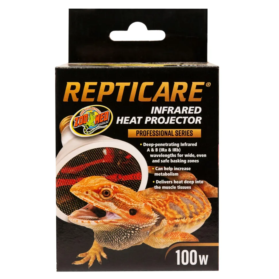 Zoo Med Laboratories RepiCare Infrared Heating Reptile Projector Lamp - 100 Watt