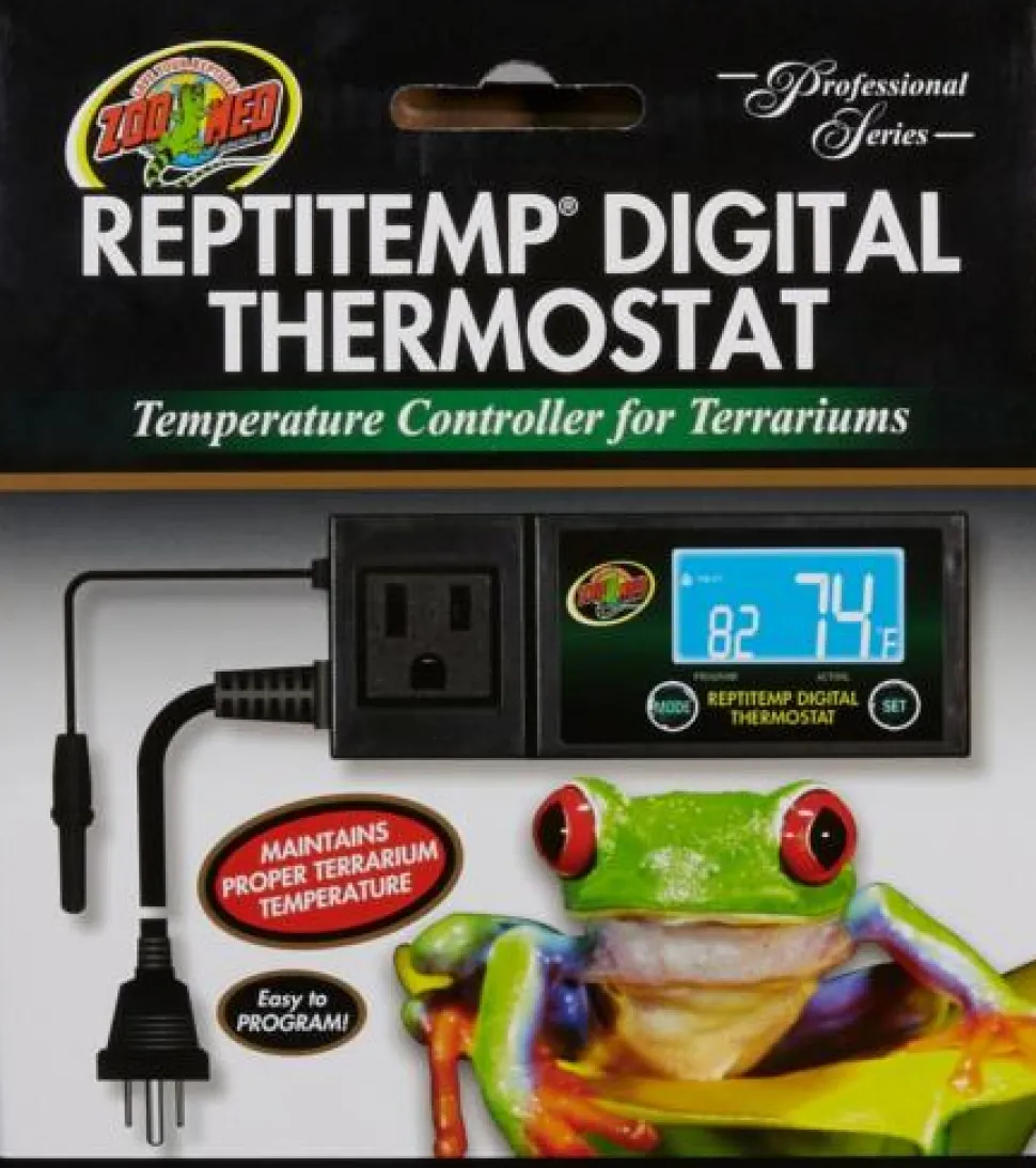 Zoo Med Laboratories ReptiTemp Digital Terrarium Thermostat Temperature Controller