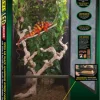 Zoo Med Laboratories ReptiBreeze LED Deluxe Reptile Cage with Open-Air Aluminum Screen - Extra Large - L:24" X W:24" X 48" Inches