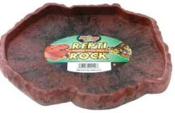 Zoo Med Laboratories Repti Rock Reptile Food Dish - Large