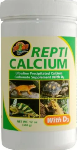 Zoo Med Laboratories Repti Calcium with Vitamin D3 Ultrafine Reptile Supplement - 12 Oz